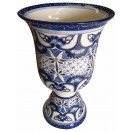 Mexican Talavera Planters Talavereado Azul 2